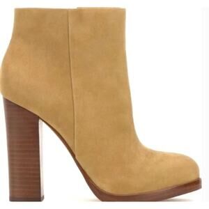 NIB Vince Camuto Women's Cayelsa Platform Bootie Ankle Boot Caramel size 11